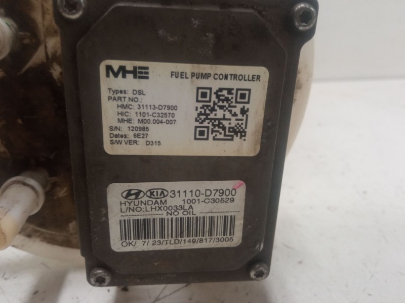 Recambio de aforador para hyundai tucson (tl, tle) 1.7 crdi referencia OEM IAM 31110D7900  