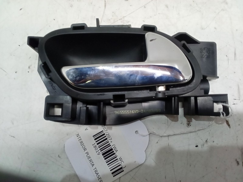 Recambio de maneta interior puerta trasera derecha para peugeot 207/207+ (wa_, wc_) 1.6 hdi referencia OEM IAM 303965  96555516V