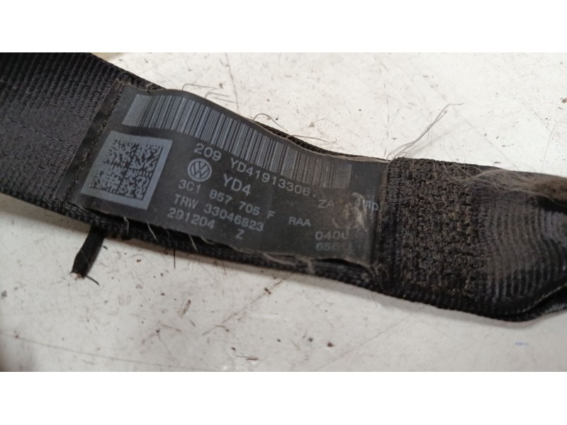 Recambio de cinturon seguridad delantero izquierdo para volkswagen passat b6 (3c2) 2.0 tdi referencia OEM IAM   
