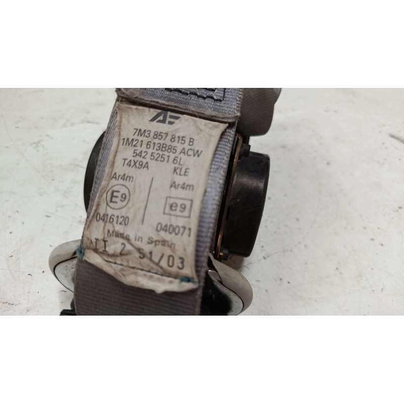 Recambio de cinturon seguridad tercera fila izquierdo para ford galaxy i (wgr) 1.9 tdi referencia OEM IAM   