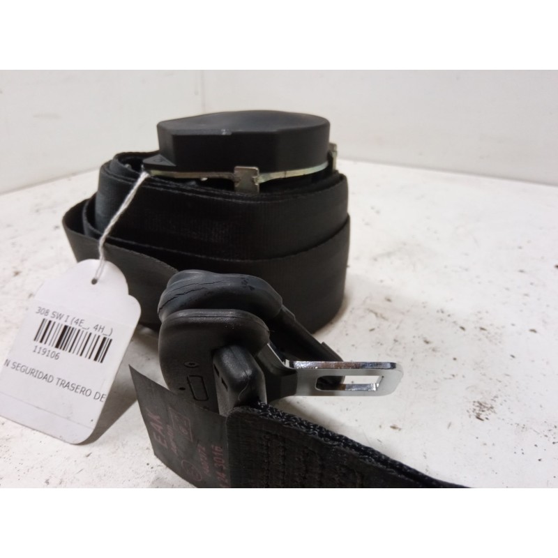 Recambio de cinturon seguridad trasero derecho para peugeot 308 sw i (4e_, 4h_) 1.6 hdi referencia OEM IAM   