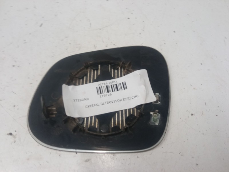 Recambio de cristal retrovisor derecho para seat altea (5p1) 1.9 tdi referencia OEM IAM   