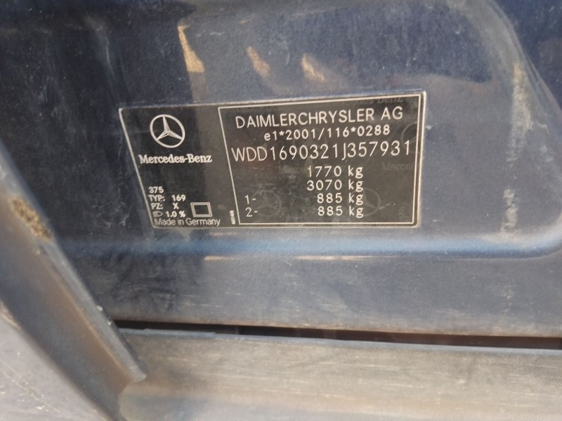 mercedes-benz clase a (w169) del año 2006