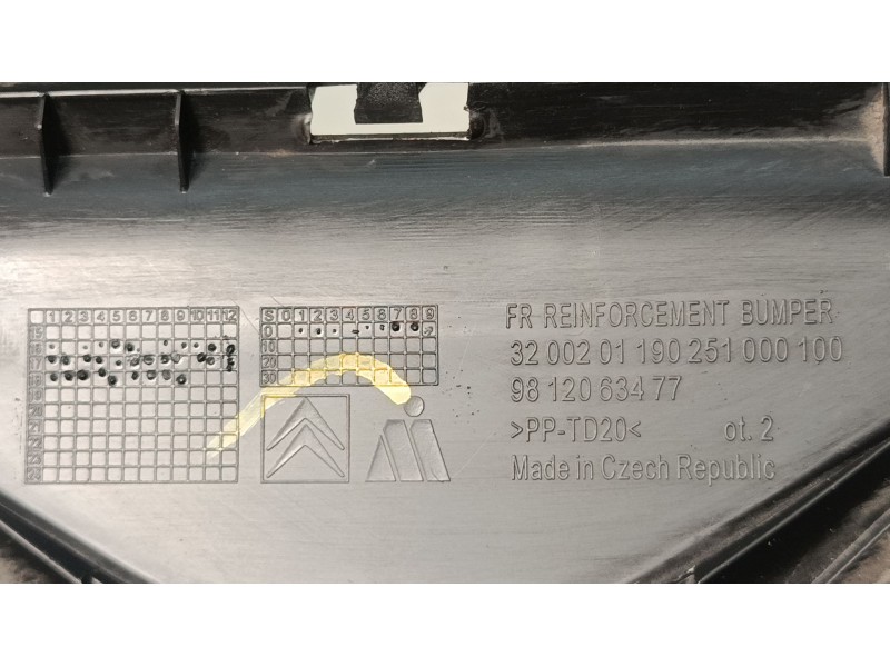 Recambio de rejillas capo para citroën c3 iii (sx) 1.2 thp 110 referencia OEM IAM 9812063477  