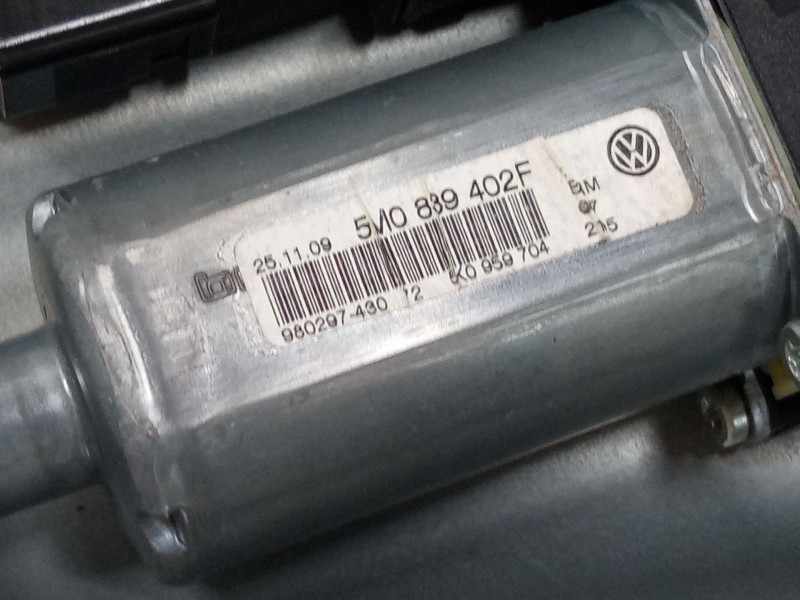 Recambio de elevalunas electrico trasero derecho para volkswagen golf plus v (5m1, 521) 1.4 tsi referencia OEM IAM   