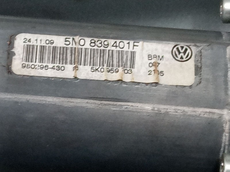 Recambio de elevalunas electrico trasero izquierdo para volkswagen golf plus v (5m1, 521) 1.4 tsi referencia OEM IAM 5K0959795  