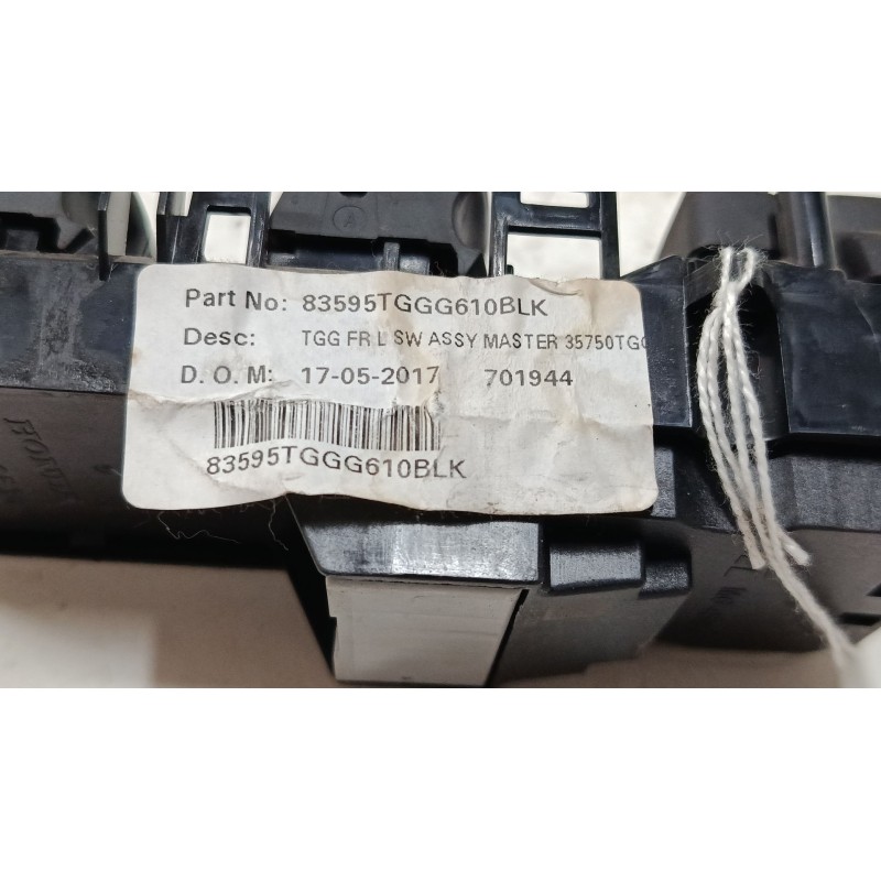 Recambio de mando elevalunas delantero izquierdo para honda civic x hatchback (fc_, fk_) 1.0 vtec referencia OEM IAM 83595TGGG61