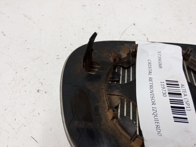 Recambio de cristal retrovisor izquierdo para seat altea (5p1) 1.9 tdi referencia OEM IAM   