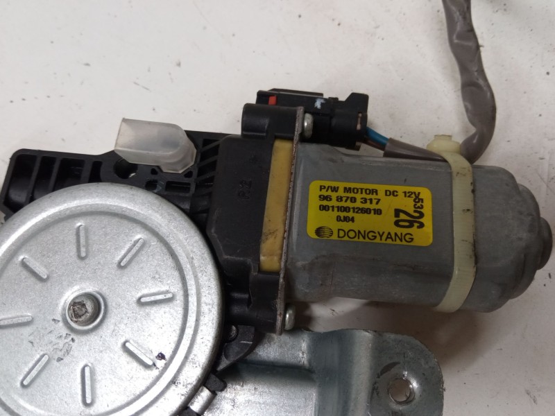 Recambio de elevalunas electrico delantero derecho para chevrolet aveo / kalos hatchback (t250, t255) 1.4 referencia OEM IAM 968