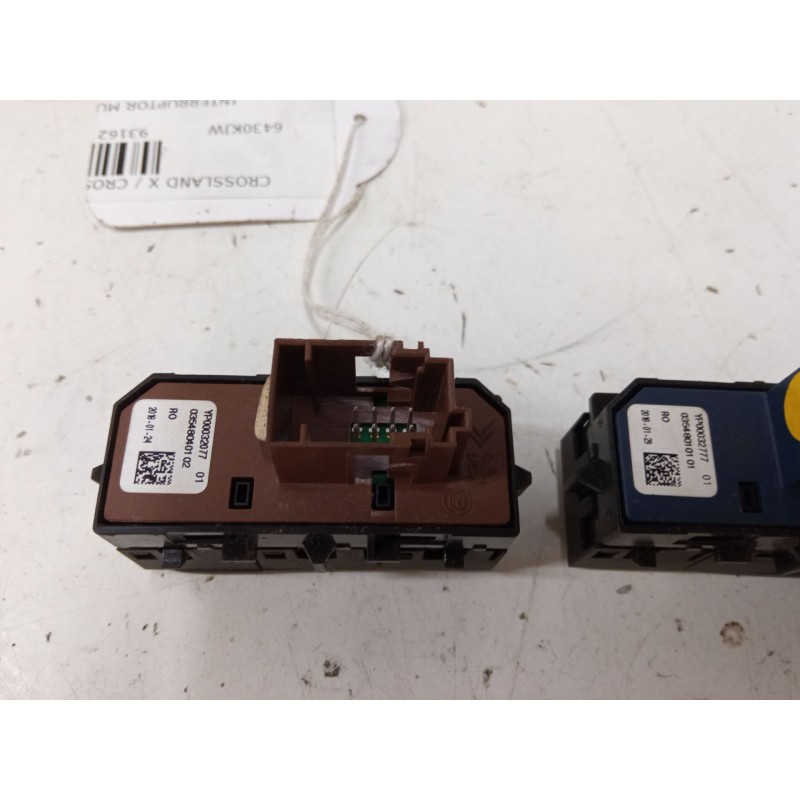 Recambio de interruptor multiple tablero para opel crossland x / crossland (p17, p2qo) 1.2 (75) referencia OEM IAM   