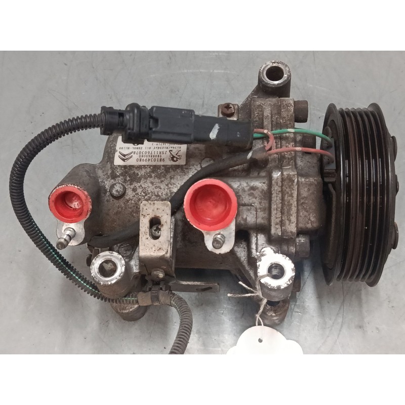 Recambio de compresor a/a para citroën c3 iii (sx) 1.2 thp 110 referencia OEM IAM 9810349980  