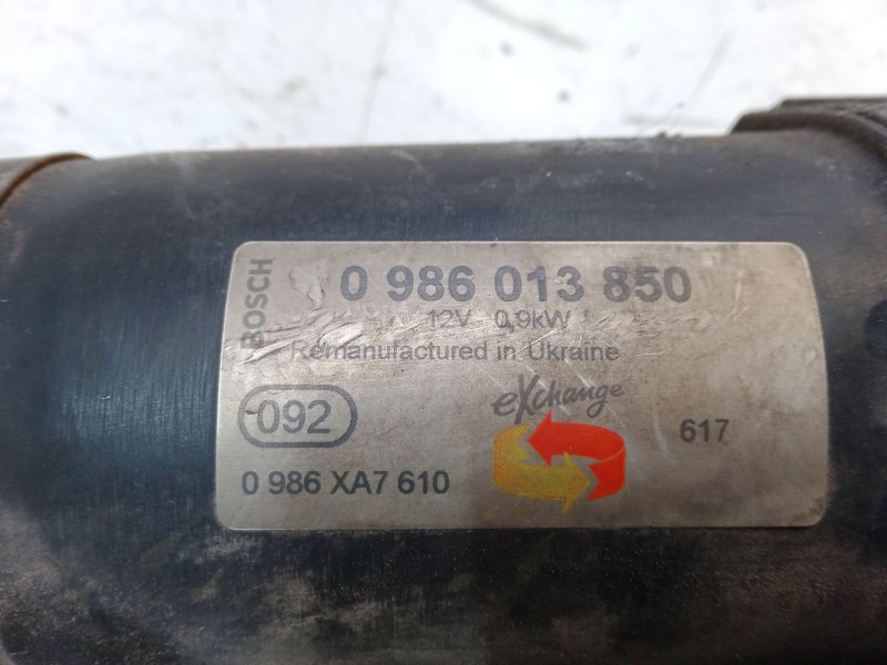 Recambio de motor arranque para citroën saxo (s0, s1) 1.6 vtl, vtr referencia OEM IAM 0986013850  