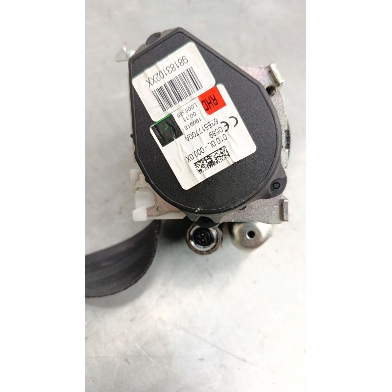 Recambio de cinturon seguridad delantero izquierdo para citroën c3 iii (sx) 1.2 thp 110 referencia OEM IAM 98183102XX  