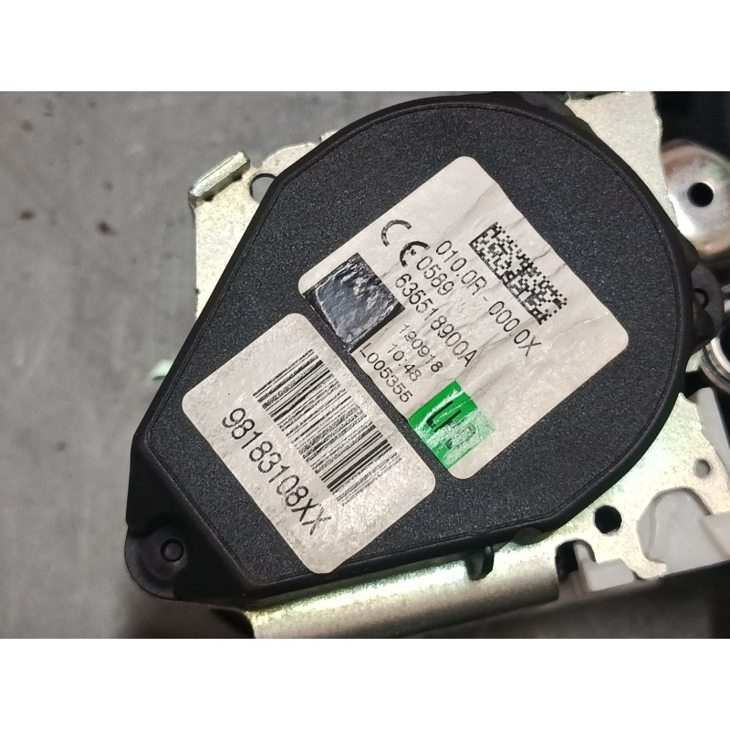 Recambio de cinturon seguridad delantero derecho para citroën c3 iii (sx) 1.2 thp 110 referencia OEM IAM 98183108XX 635518900A 