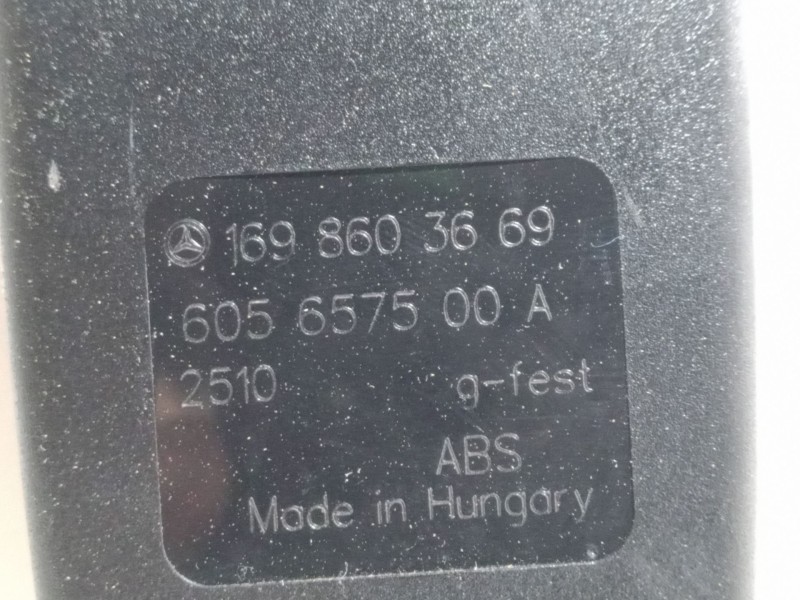 Recambio de anclaje cinturon trasero central para mercedes-benz clase b sports tourer (w245) b 160 (245.231) referencia OEM IAM 