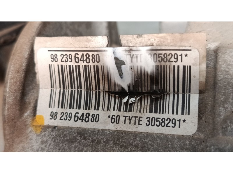 Recambio de cremallera direccion para citroën c3 iii (sx) 1.2 thp 110 referencia OEM IAM 9823964880  