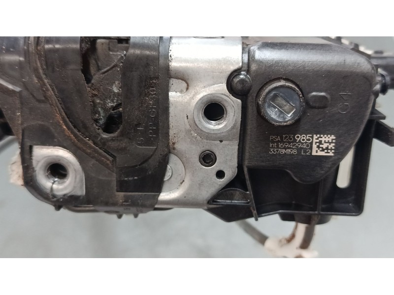 Recambio de cerradura puerta trasera izquierda para citroën c3 iii (sx) 1.2 thp 110 referencia OEM IAM 123985 9812398580 