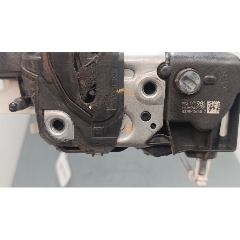 Recambio de cerradura puerta delantera izquierda para citroën c3 iii (sx) 1.2 thp 110 referencia OEM IAM PSA123981 9812398180 
