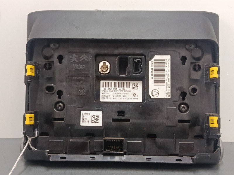 Recambio de pantalla multifuncion para citroën c3 iii (sx) 1.2 thp 110 referencia OEM IAM 982429858000 98261544XU00 