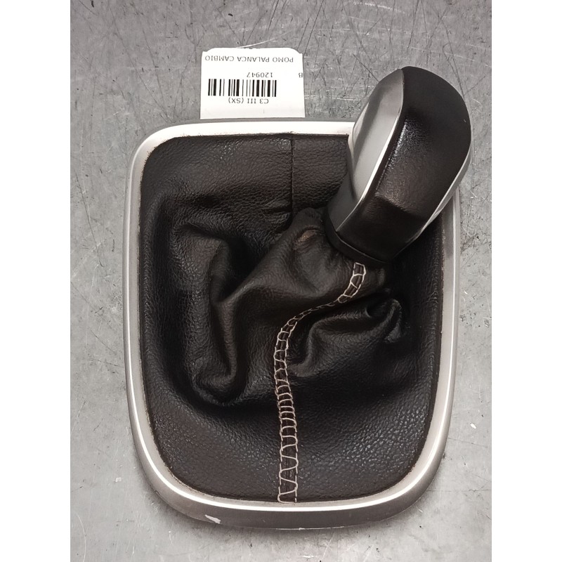 Recambio de pomo palanca cambio para citroën c3 iii (sx) 1.2 thp 110 referencia OEM IAM 98125498DX  