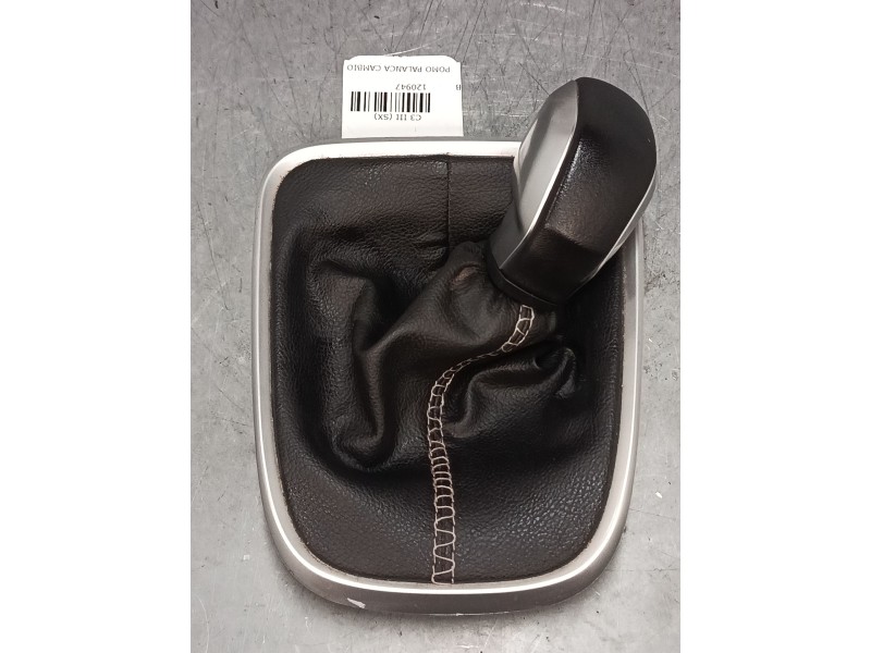 Recambio de pomo palanca cambio para citroën c3 iii (sx) 1.2 thp 110 referencia OEM IAM 98125498DX  