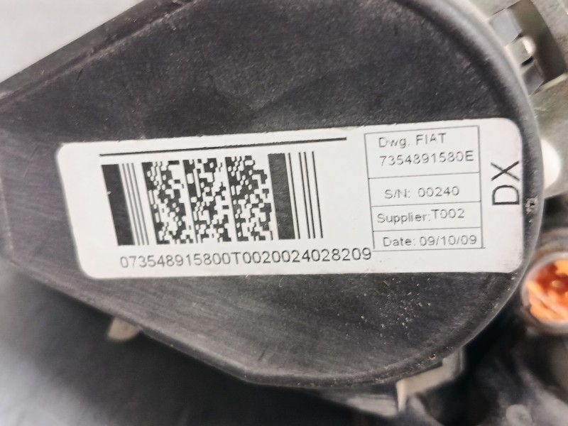 Recambio de cinturon seguridad delantero derecho para fiat fiorino monospace (225_) 1.3 jtd multijet (225bxb1a, 225bxb11) refere