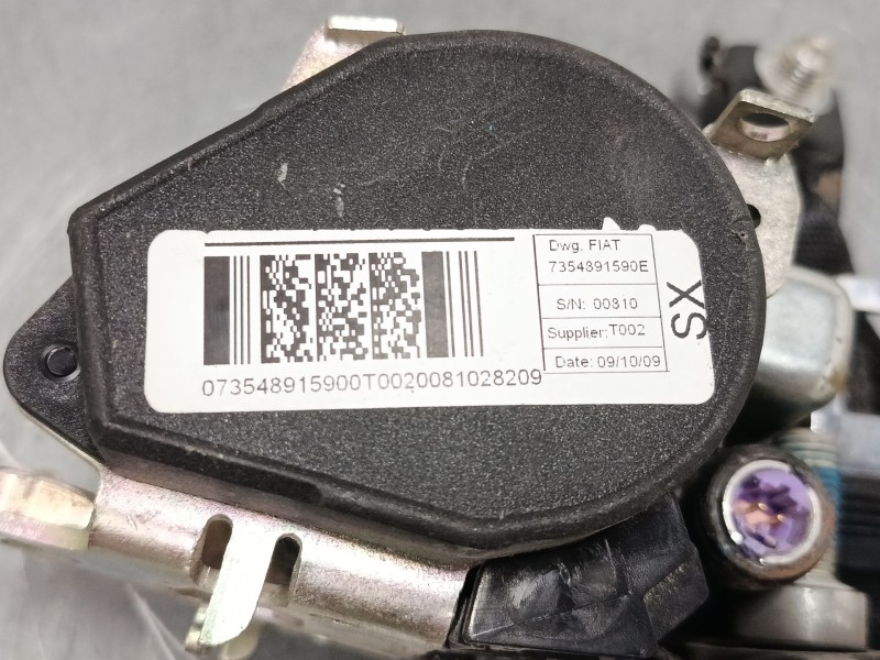 Recambio de cinturon seguridad delantero izquierdo para fiat fiorino monospace (225_) 1.3 jtd multijet (225bxb1a, 225bxb11) refe