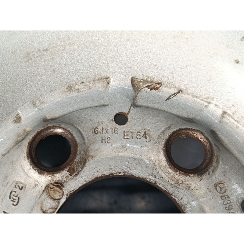 Recambio de llanta chapa 16´´ para mercedes-benz vito / mixto furgoneta (w639) 109 cdi (639.601, 639.603, 639.605) referencia OE