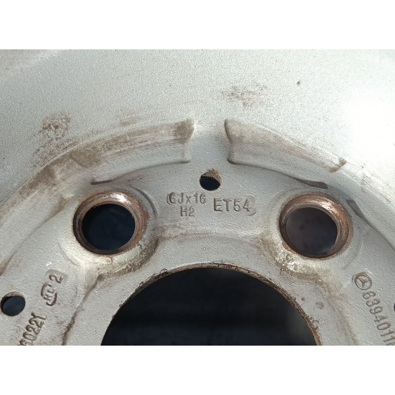 Recambio de llanta chapa 16´´ para mercedes-benz vito / mixto furgoneta (w639) 109 cdi (639.601, 639.603, 639.605) referencia OE