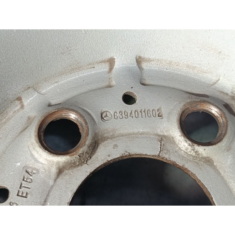Recambio de llanta chapa 16´´ para mercedes-benz vito / mixto furgoneta (w639) 109 cdi (639.601, 639.603, 639.605) referencia OE