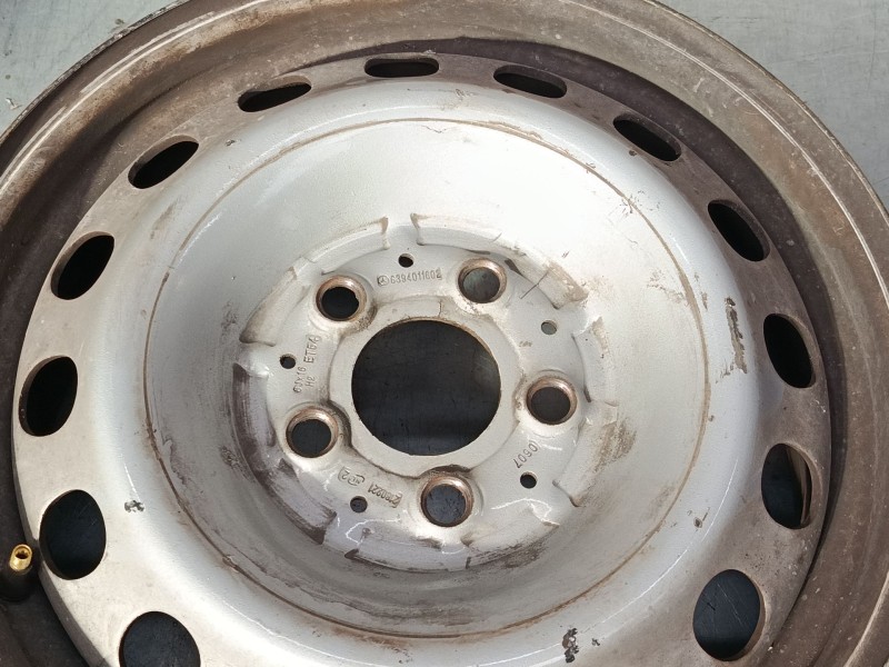 Recambio de llanta chapa 16´´ para mercedes-benz vito / mixto furgoneta (w639) 109 cdi (639.601, 639.603, 639.605) referencia OE