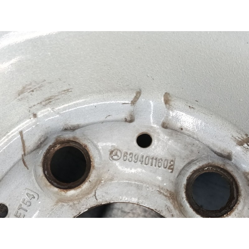 Recambio de llanta chapa 16´´ para mercedes-benz vito / mixto furgoneta (w639) 109 cdi (639.601, 639.603, 639.605) referencia OE