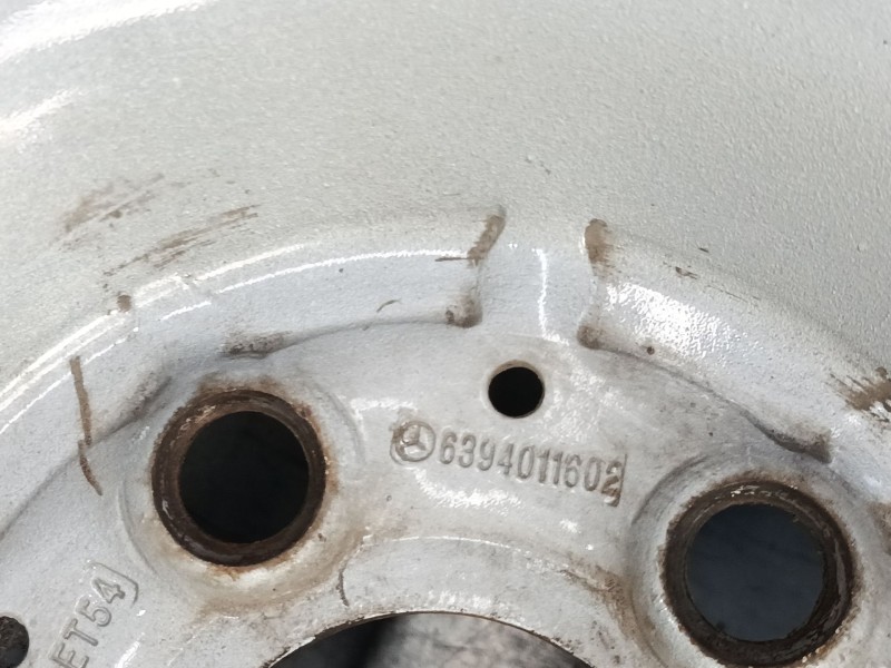 Recambio de llanta chapa 16´´ para mercedes-benz vito / mixto furgoneta (w639) 109 cdi (639.601, 639.603, 639.605) referencia OE