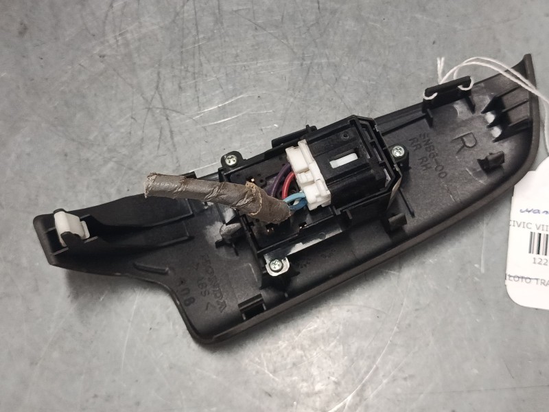 Recambio de mando elevalunas trasero derecho para honda civic viii sedán (fd, fa) 1.3 ima (fa3, fd3) referencia OEM IAM   