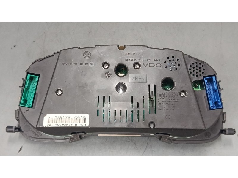 Recambio de cuadro instrumentos para skoda octavia i (1u2) 1.6 referencia OEM IAM 1U0920811B 110080146007 