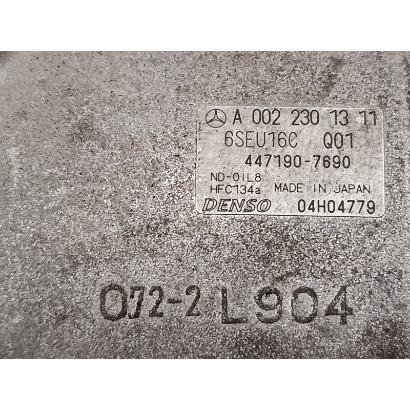 Recambio de compresor a/a para mercedes-benz clase a (w169) a 170 (169.032, 169.332) referencia OEM IAM A0022301311  