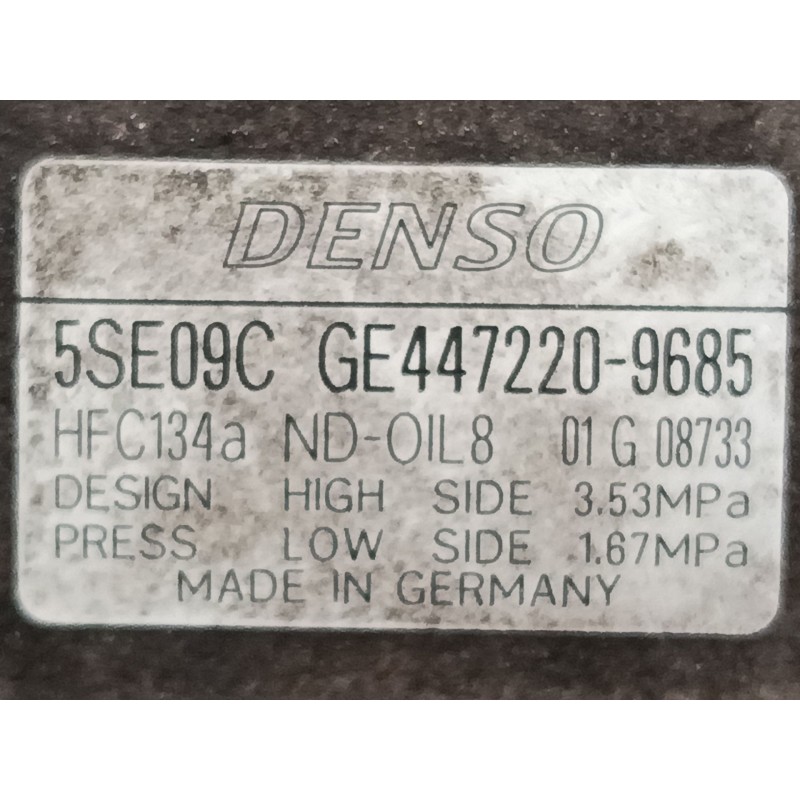 Recambio de compresor a/a para smart forfour (454) 1.5 cdi (454.001) referencia OEM IAM GE4472209685  