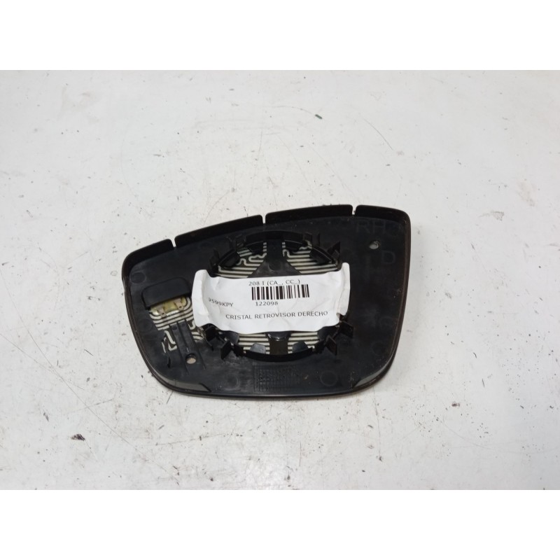 Recambio de cristal retrovisor derecho para peugeot 208 i (ca_, cc_) 1.2 puretech 82 referencia OEM IAM   