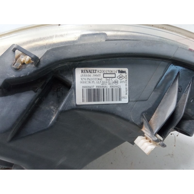 Recambio de faro izquierdo para renault kangoo express (fc0/1_) 1.5 dci (fc07, fc1r) referencia OEM IAM 8200150614  