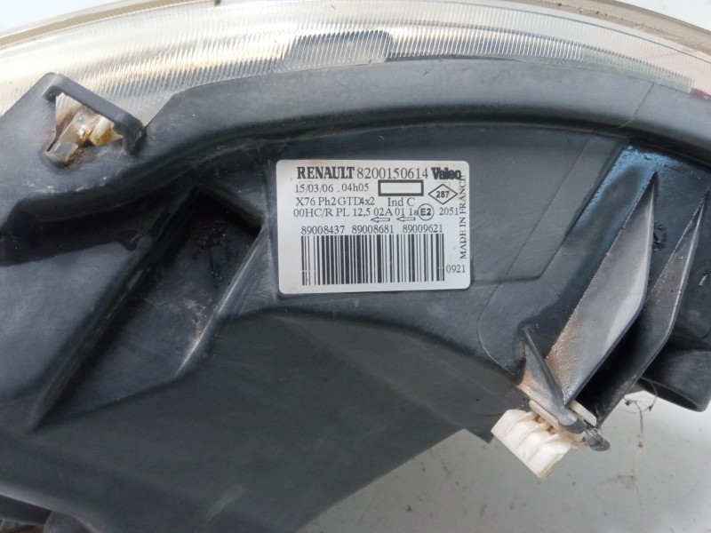 Recambio de faro izquierdo para renault kangoo express (fc0/1_) 1.5 dci (fc07, fc1r) referencia OEM IAM 8200150614  