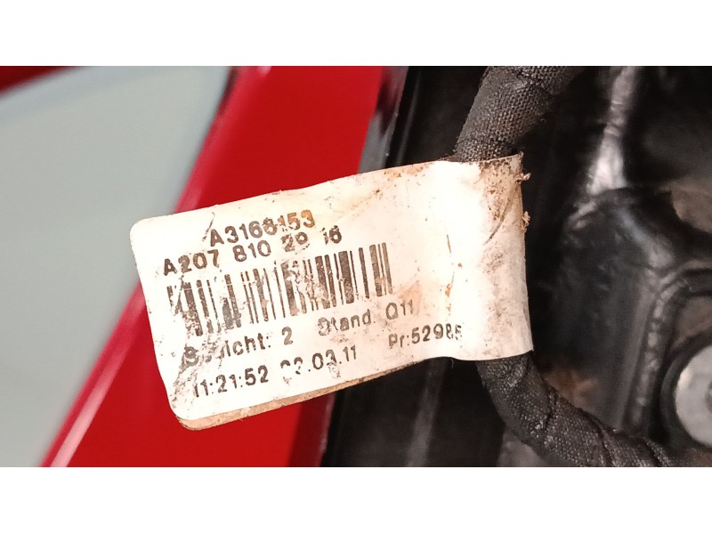 Recambio de retrovisor electrico izquierdo para mercedes-benz clase e descapotable (a207) e 220 cdi / bluetec / d (207.402, 207.
