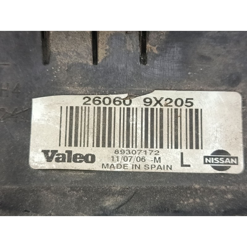 Recambio de faro izquierdo para nissan cabstar e (tl_, vl_) 105.35, 110.35, 110.45 (tl0) referencia OEM IAM 260609X205  