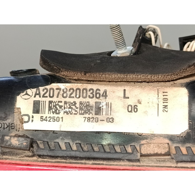 Recambio de piloto trasero izquierdo para mercedes-benz clase e descapotable (a207) e 220 cdi / bluetec / d (207.402, 207.401) r