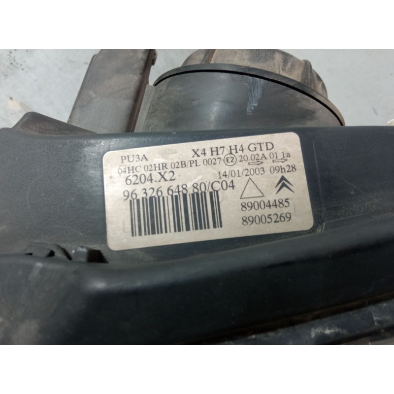 Recambio de faro izquierdo para citroën c5 i break (de_) 2.0 hdi (derhzb, derhze) referencia OEM IAM 9632664880  