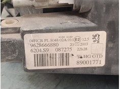 Recambio de faro izquierdo para peugeot 206+ (2l_, 2m_) 1.4 i (2lkfwa, 2mkfwa) referencia OEM IAM 9628666880   2
