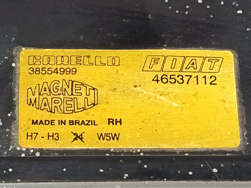 Recambio de faro izquierdo para fiat siena (178_, 172_, 372_) 1.3 (178cxg1aam, 178cxg1aap, 178cxg1aat) referencia OEM IAM 465371