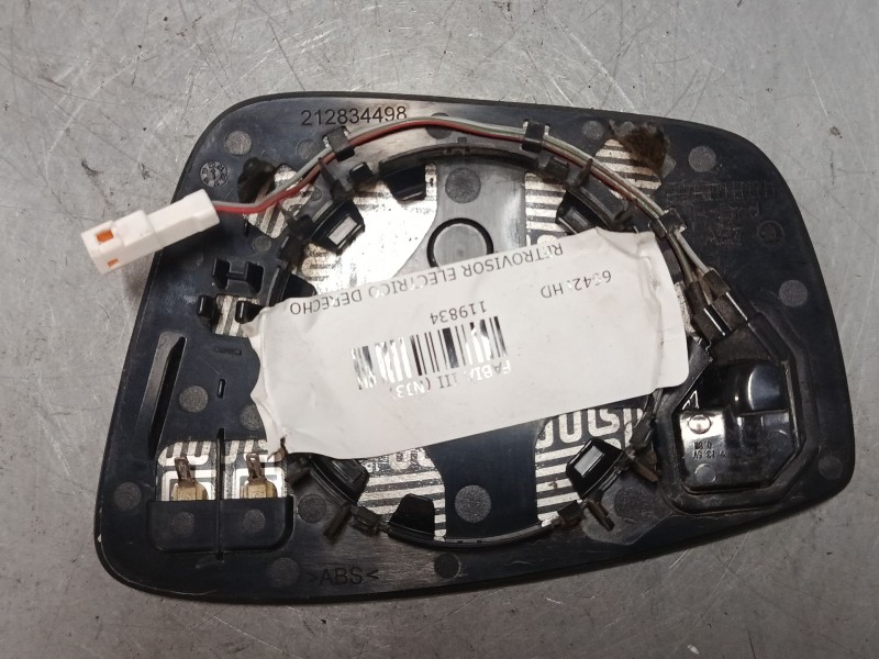 Recambio de cristal retrovisor derecho para skoda fabia iii (nj3) 1.0 referencia OEM IAM 212834498  