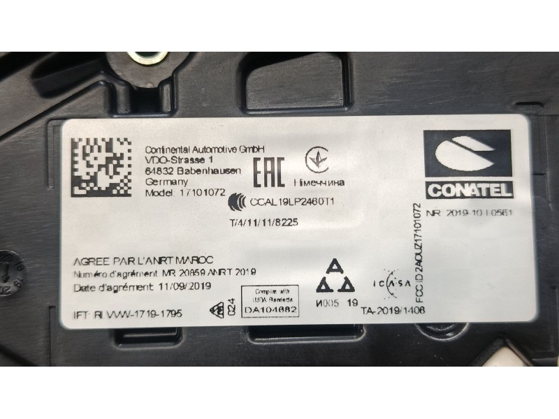 Recambio de cuadro instrumentos para skoda fabia iii (nj3) 1.0 referencia OEM IAM 6V0920740D  