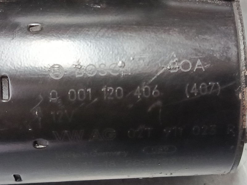 Recambio de motor arranque para seat cordoba (6l2) 1.4 16v referencia OEM IAM 001 120406 (407)  