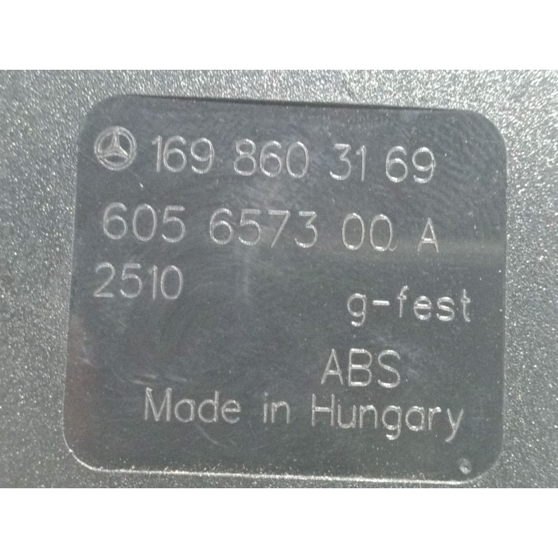Recambio de anclaje cinturon trasero izquierdo para mercedes-benz clase b sports tourer (w245) b 160 (245.231) referencia OEM IA